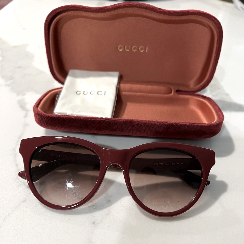 Authentic Gucci sunglasses with case